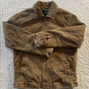 J. Crew Factory Corduroy Full Zip Quilt Lined Trucker style Jacket